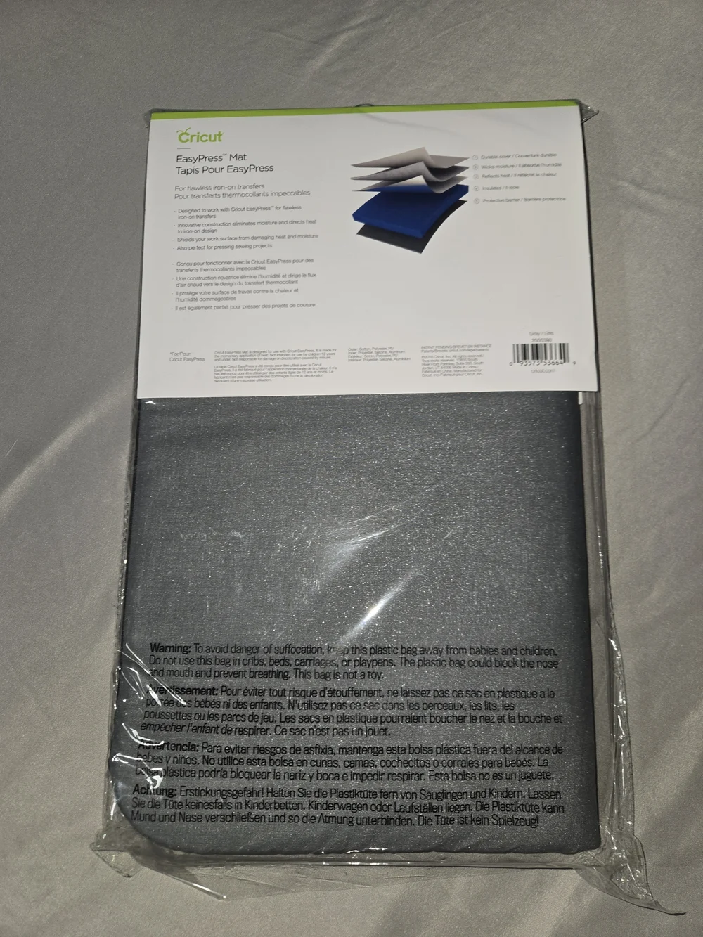 Cricut EasyPress Mat - Charcoal Gray